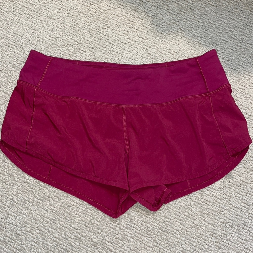 Lululemon speed up shorts 2.5”
